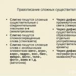 Правописание сложных слов Правописание сложных существительных слитно