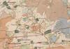 Карти на Менде на провинция Нижни Новгород Менде стара стара цветна карта на провинция Нижни Новгород