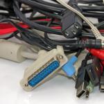 Пикап HDMI конектор и кабел в снимки micro USB съединители